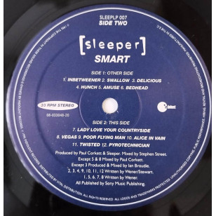 Sleeper - Smart 1995 UK Vinyl LP ***READY TO SHIP from Hong Kong***